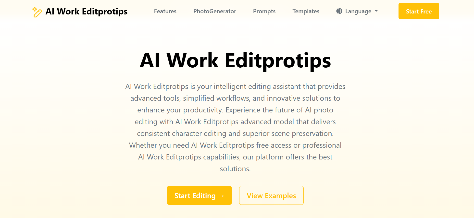Revolutionize Your Photo Editing with AI Work Editprotips